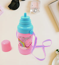 Leakproof water bottle with carrying strap