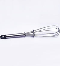 Stainless steel balloon whisk with a sturdy handle