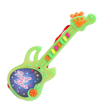 Mini guitar with vibrant colors, ideal for delightful music play