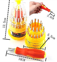 Multi-tool screwdriver kit with magnetic tips.