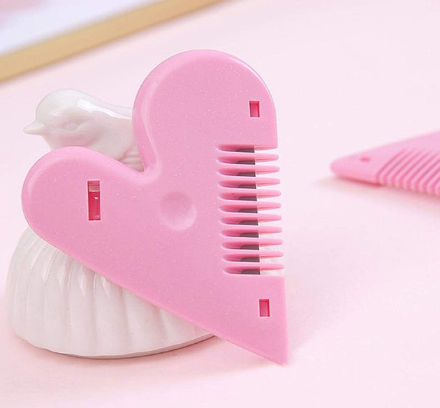 Heart Shape Plastic Hair Cutting Scissors