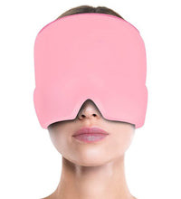 Headache relief mask with cooling effect