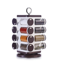 Ganesh multipurpose revolving spice rack with 16 dispensers, 100 ml each.