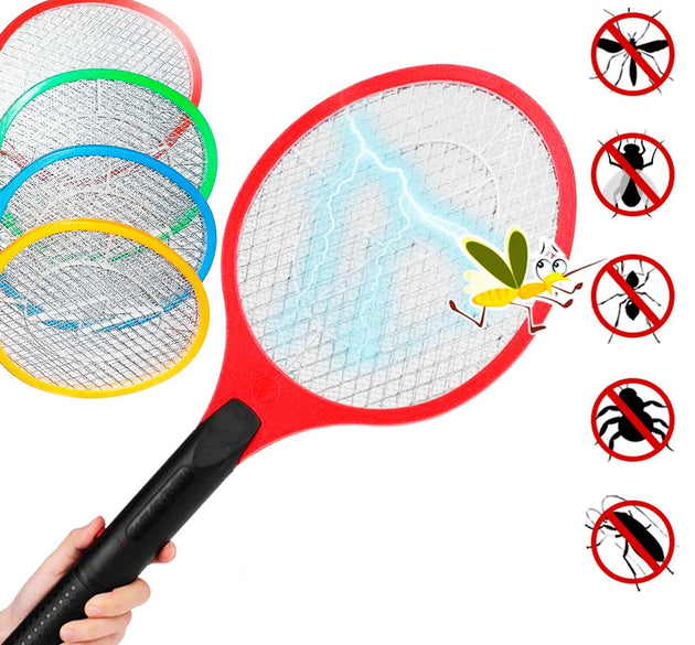 Mosquito Killer Racket Rechargeable Handheld Electric Fly Swatter Mosquito Killer Racket Bat, Electric Insect Killer (Quality Assured) (with cable)