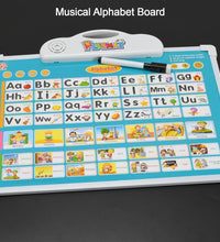 Kids learning pad with ABCs, music, and drawing features