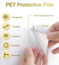 Durable and removable clear gel tape, suitable for household applications.