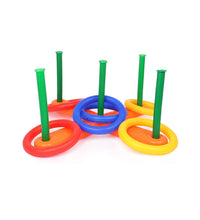 13-piece ring toss game for kids.