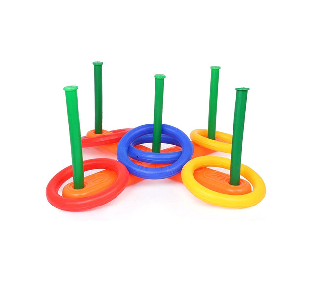 13-piece ring toss game for kids.