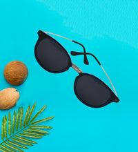 Round sunglasses with UV protection, lightweight and classic design for men and women.