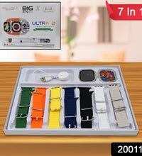 Smart watch Combo with Seven Classic Straps & Transparent Screen Guard