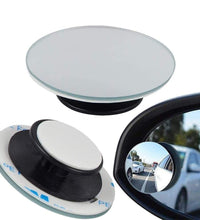 Round convex rear view mirror for blind spots, pack of 2