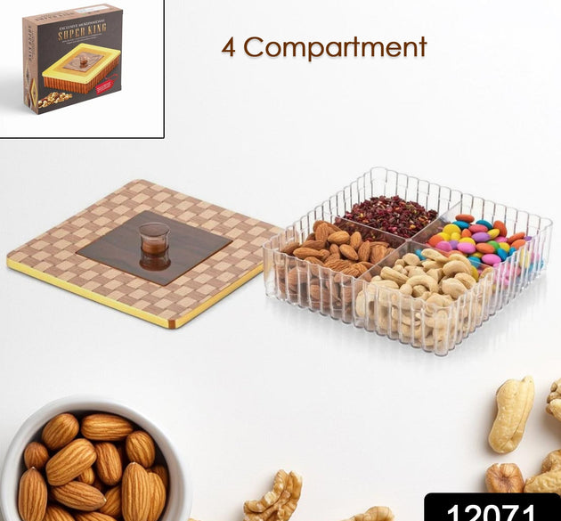 Exclusive Plastic Mukhvasdani Dry Fruit Organizer