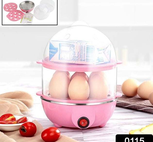 Egg Boiler / Poacher / Cooker / Electric Steamer (2 Layer)