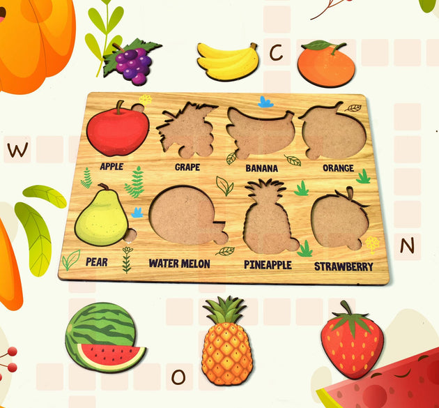 Fruit Fun Puzzle Board