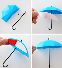 Bright umbrella key holder with multiple colors