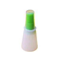 Basting brush with silicone oil bottle