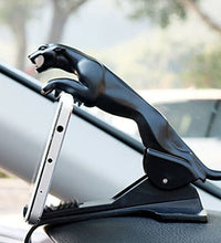 Mobile phone holder with a stylish jaguar design