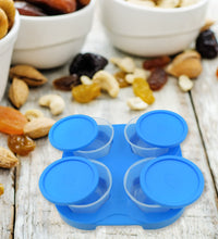 Airtight container jar set with tray for kitchen storage