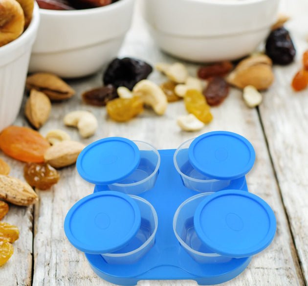 Airtight container jar set with tray for kitchen storage