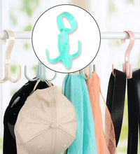 4-claw rotatable purse rack for handbags.