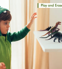 Colorful dinosaur erasers for kids' desk toys