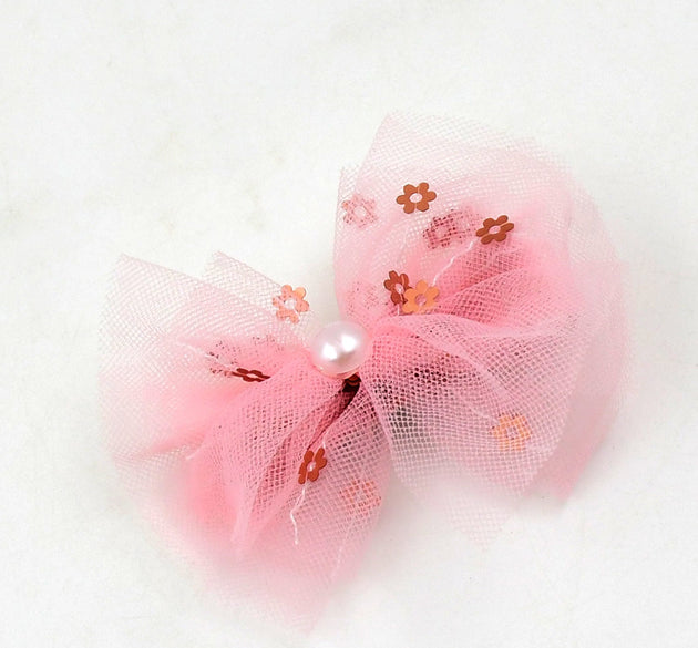 Hair Bow Knot Clip Suitable For Girls (1 Pc)