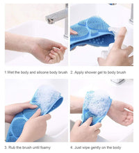  Silicone Bath Body Brush 