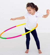 Various segments of interlocking hula hoop for exercise