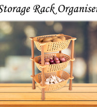 Multi-purpose plastic storage rack for various items