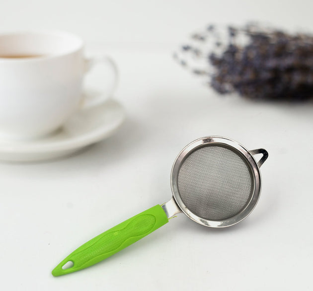 Stainless steel tea and coffee strainer