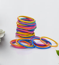 Strong elastic bands for various uses, multicolor assortment