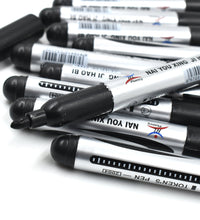 Black markers for official use