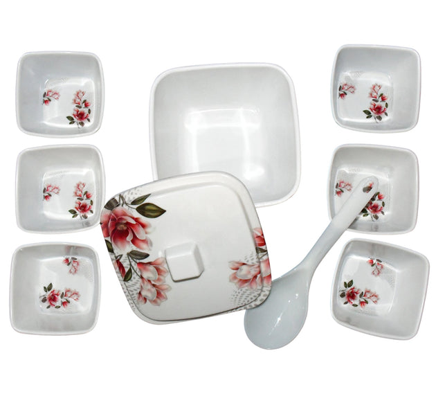 Hector High Quality Dinning Dinner / Pudding Set (9 Pcs set)