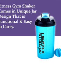 Shaker bottle with powder storage for protein shakes