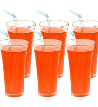 300ml plastic juicy glasses set