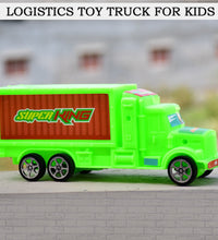 Kids' plastic cargo truck toy, colorful and fun