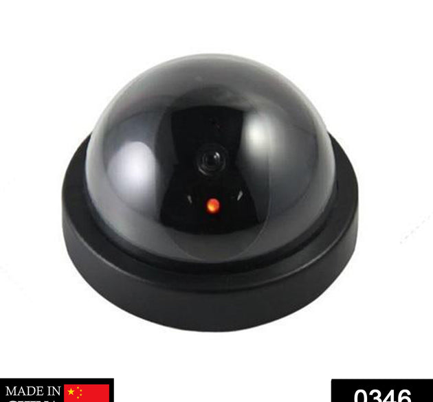 Wireless dummy CCTV camera with visible lens