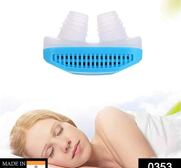 Anti-snoring nose clip and air purifier for better sleep