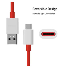 Fast charge USB-C cable with red finish