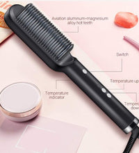 Hair straightener with rapid heat-up feature