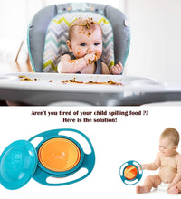 Practical rotating baby bowl for serving food, perfect for toddlers and young children.