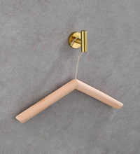 Wooden hangers for suits and coats