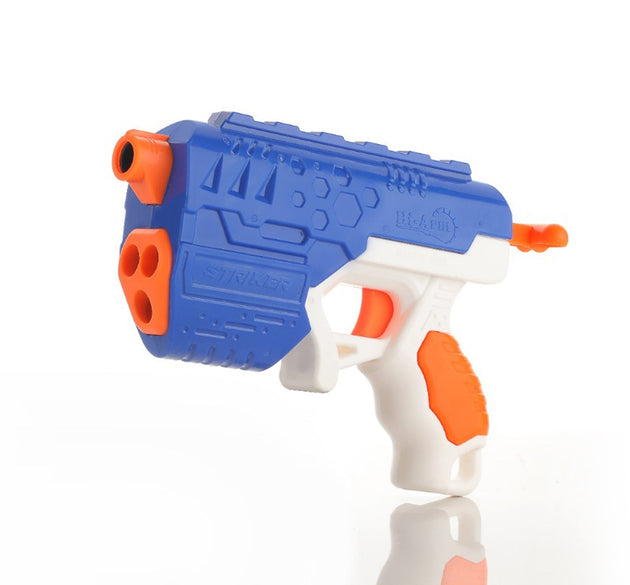 Foam suction bullet gun with target.