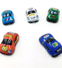 Colorful mini pull back cars, suitable for kids' amusement and games.