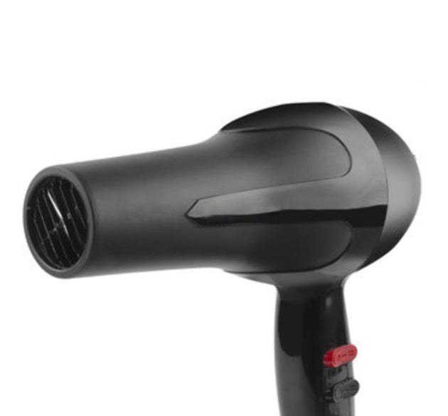 Professional black hair dryer with high power