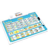 Educational pad with doodle pen and musical notes