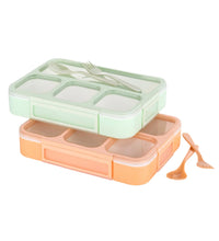 Leak-proof 4-compartment box