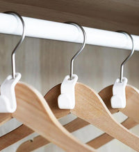 Non-slip plastic hanger design.