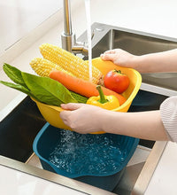 Large plastic wash basin for kitchen