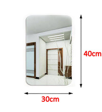 Contemporary 3D mirror stickers for wall decor